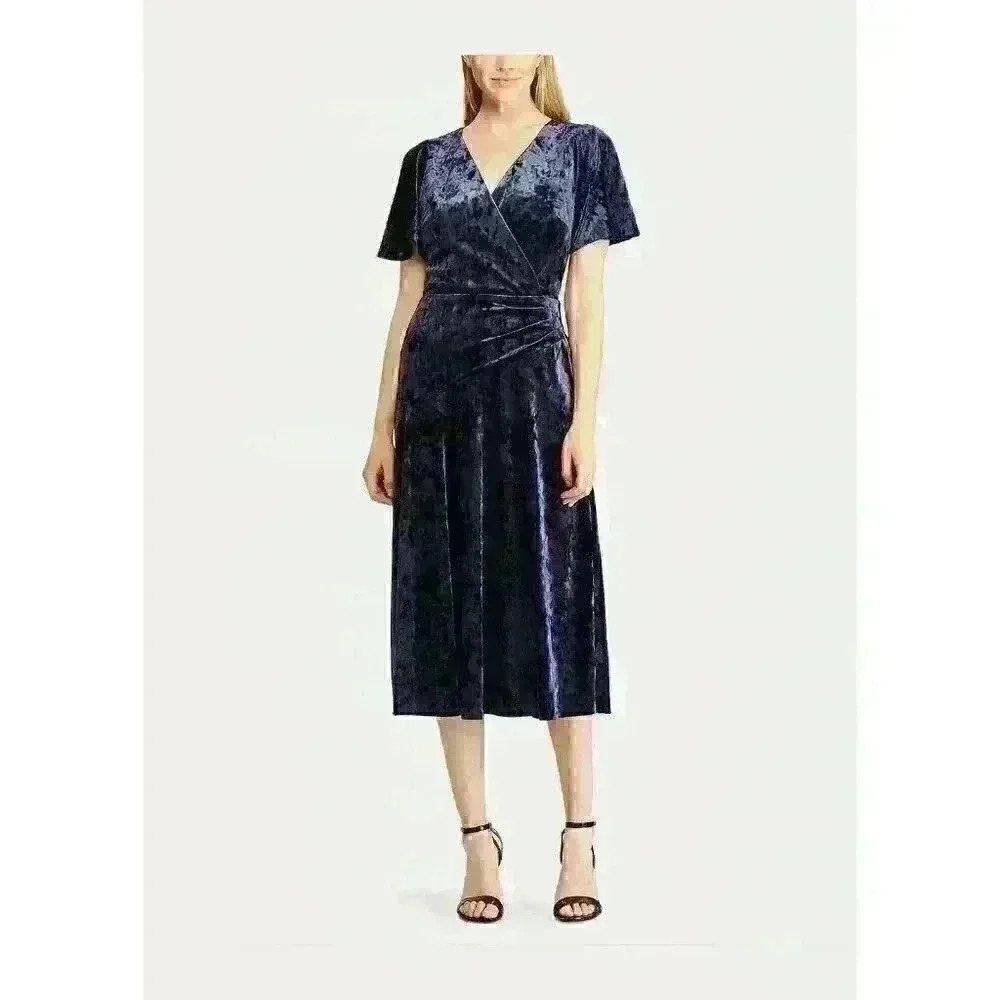 NEW! Lauren Ralph Lauren Women’s 6 Velvet Dress NWT $165